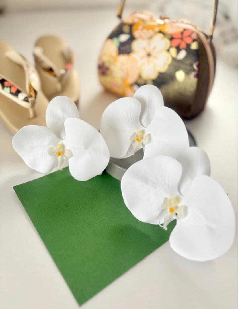 ブルーメインの花束+ブートニア＋胡蝶蘭ヘッドパーツ