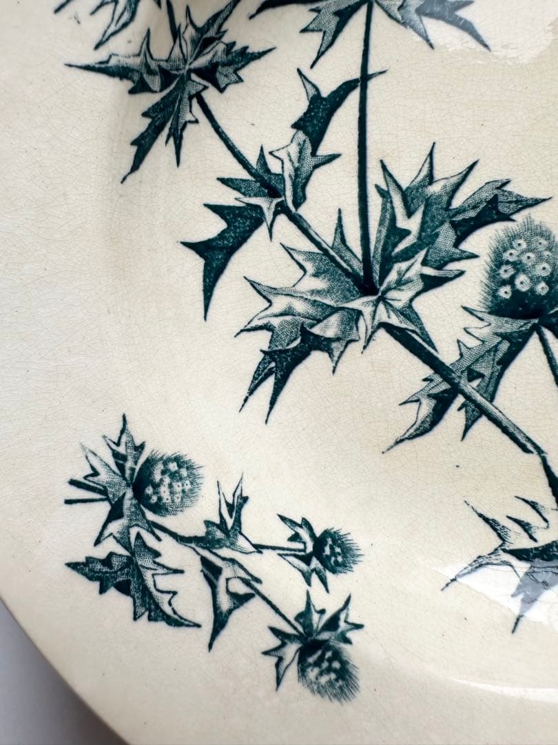 フランス　アンティーク　プレート　皿　ブロカント　ビンテージ　アンティーク