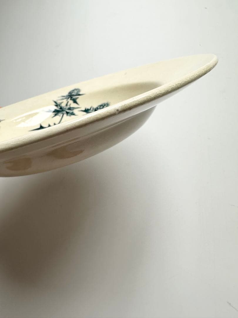 フランス　アンティーク　プレート　皿　ブロカント　ビンテージ　アンティーク