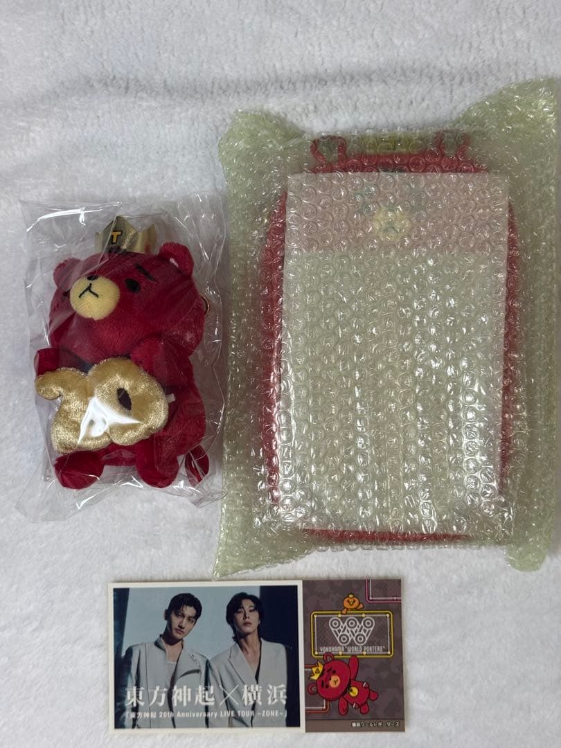 最終値下げ　東方神起　ZONEツアーグッズ TBちゃん　ポーチ　ステッカー付き
