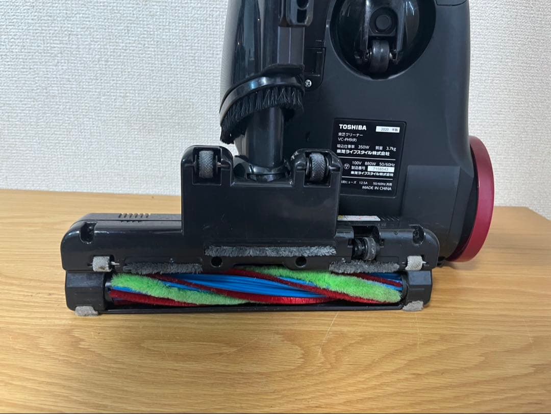 東芝 VC-PH9（R） 掃除機 紙パック式 中古 動作品