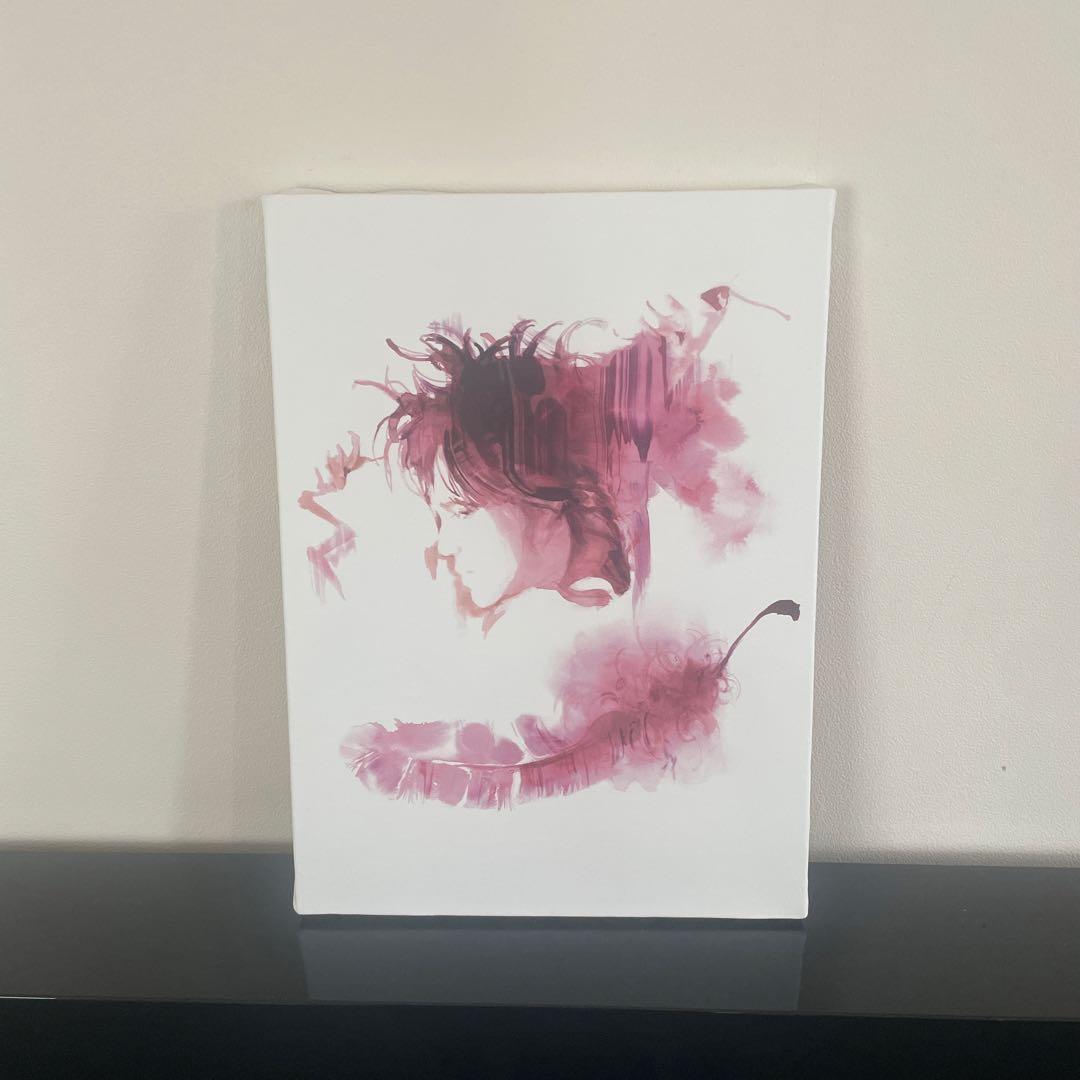氷室京介　絵画　ポスター　キャンパス生地
