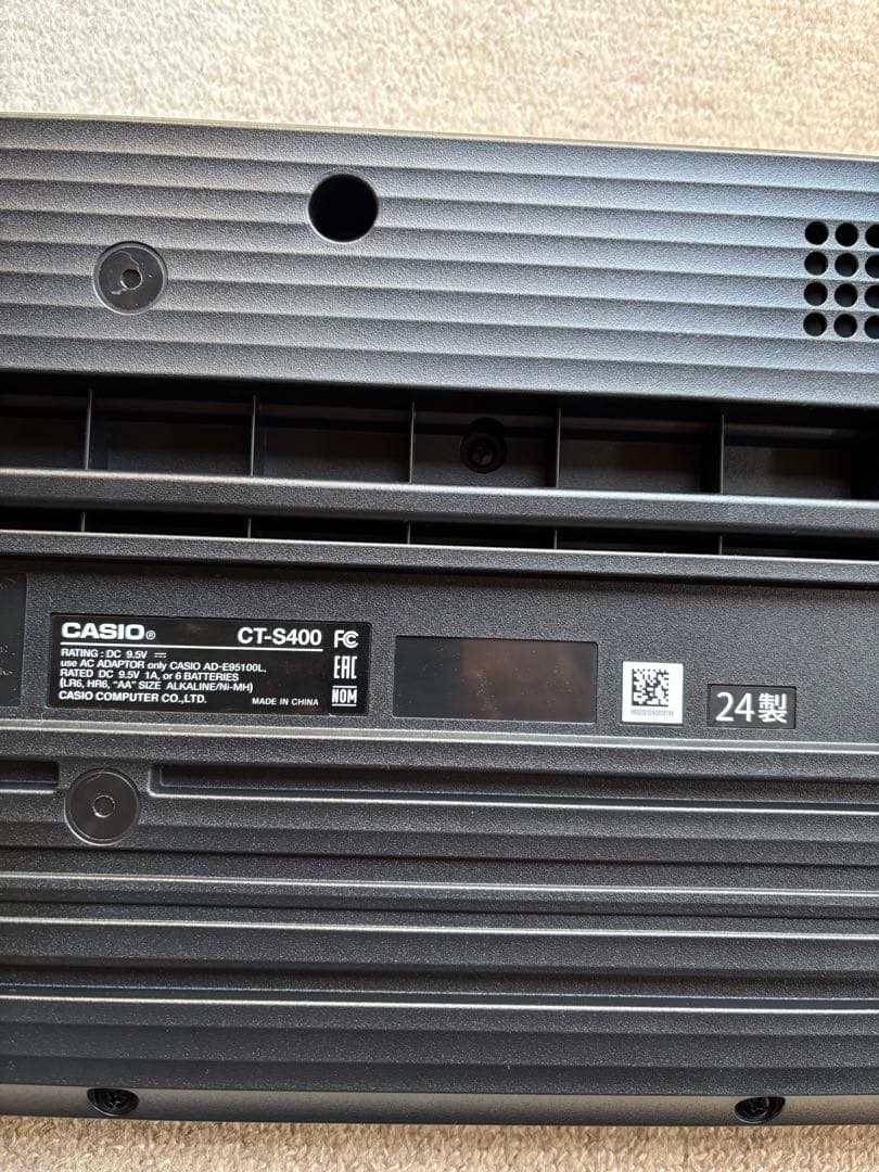 電子キーボード　カシオCT-S400