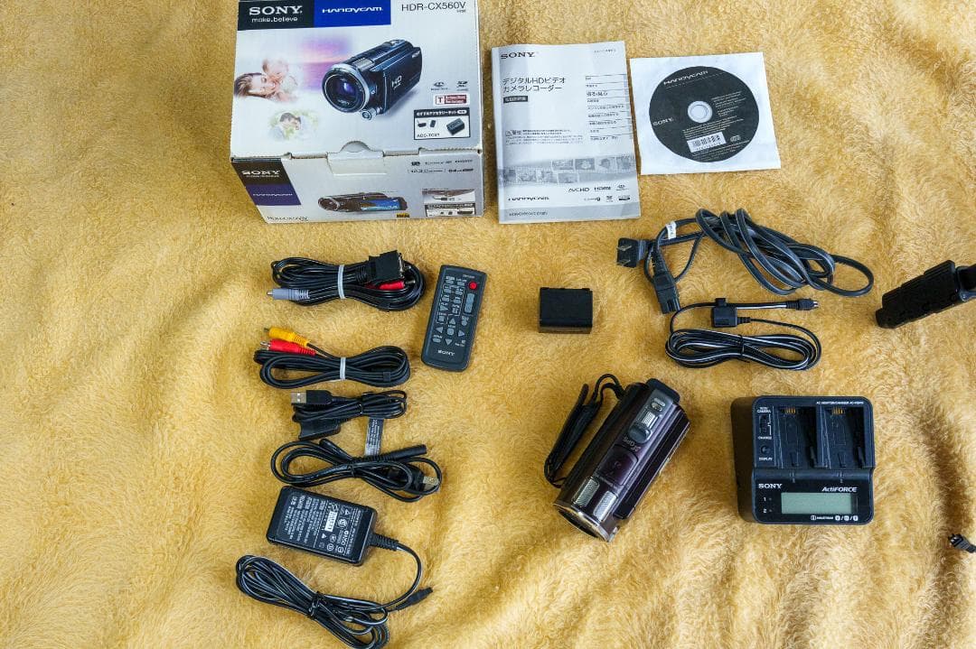 【SONY】HDR-CX560Vブラウン＆VCT-60AV＆AC-VQV10+α