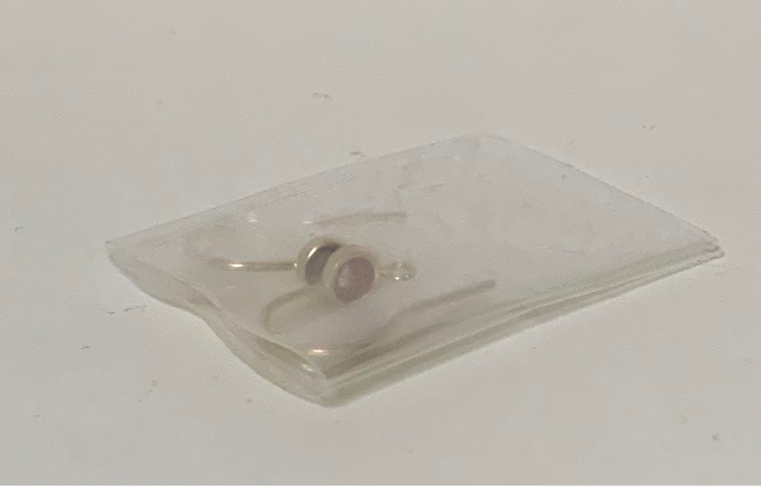 14kgf フレンチフックピアス　天然石付き　5ペア