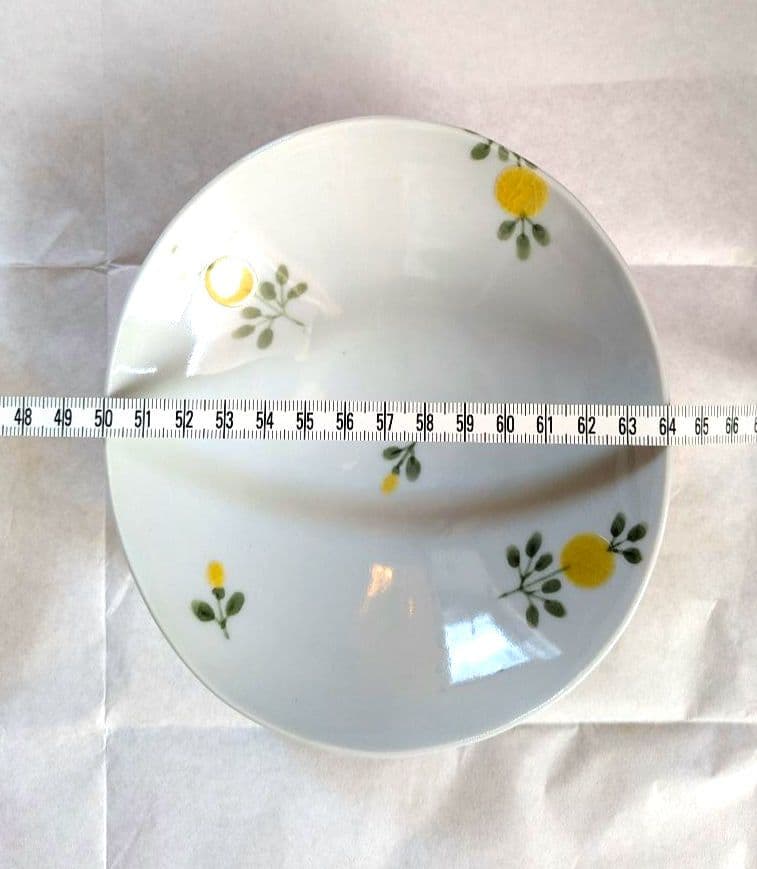 徳永遊心　色絵蛍　楕円浅鉢　2枚セット