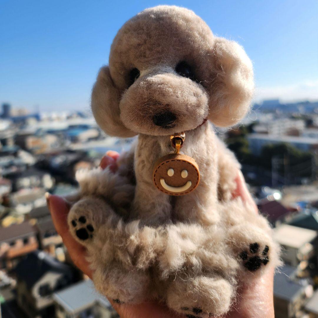 トイプードル❤️ハンドメイド❤️グレージュ　　　　　　　　　　お迎え決まりました
