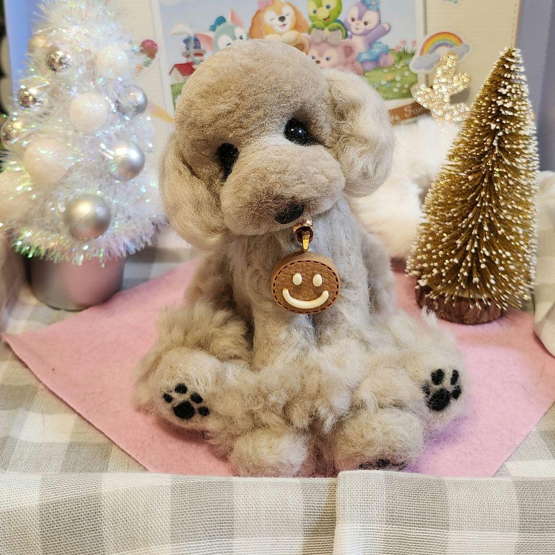 トイプードル❤️ハンドメイド❤️グレージュ　　　　　　　　　　お迎え決まりました