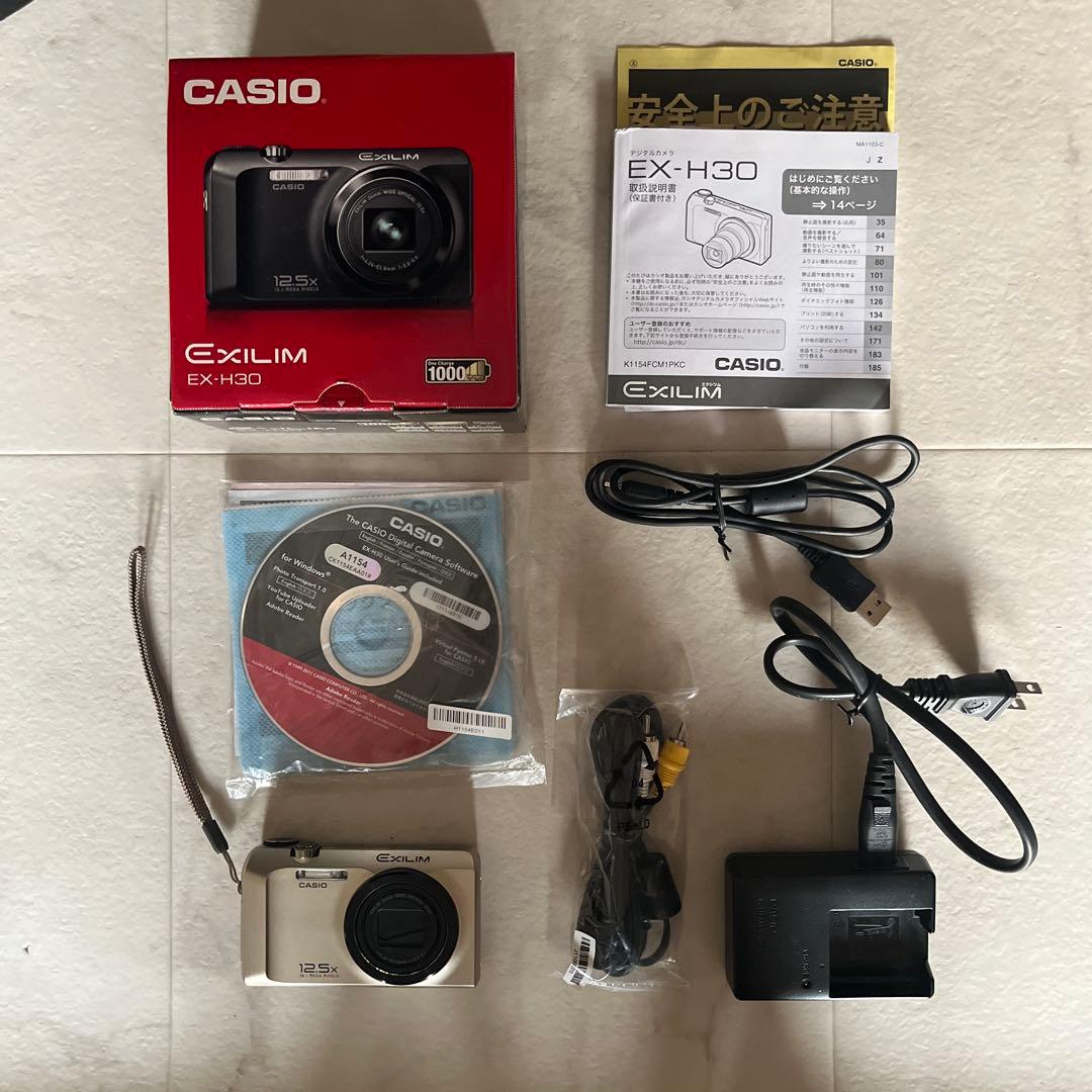 【美品】CASIO EXILIM デジカメ EX-H30 カシオ エクシリム
