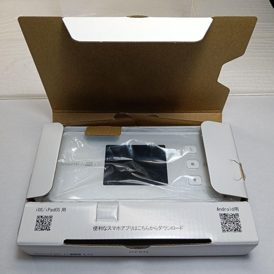 NEC Speed Wi-Fi 5G X12 ホワイト　モバイルルーター