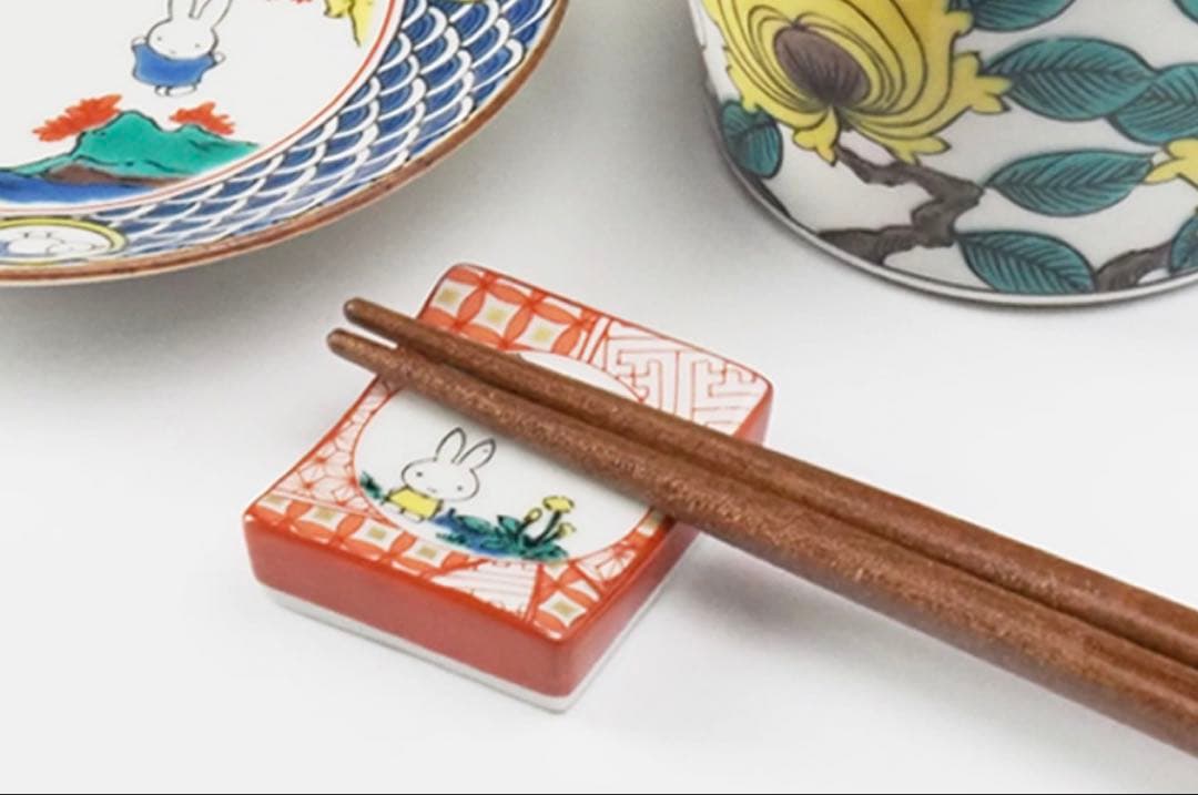 【新品未使用未開封】miffy ミッフィー 九谷焼 箸置き 6個セット