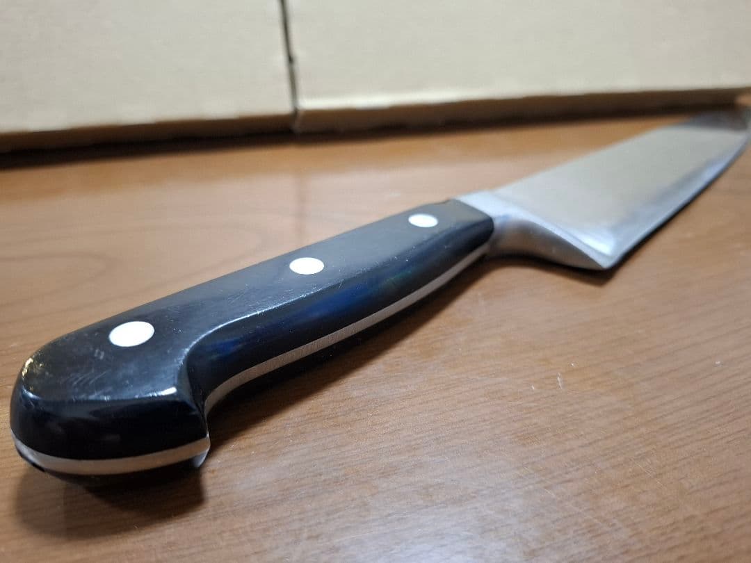 本職用　牛刀 全長39.5cm 刃渡り26.6cm 厚手 料理包丁