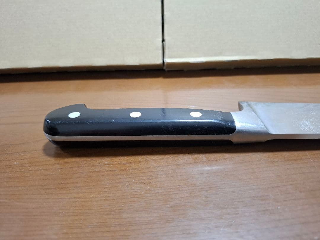 本職用　牛刀 全長39.5cm 刃渡り26.6cm 厚手 料理包丁