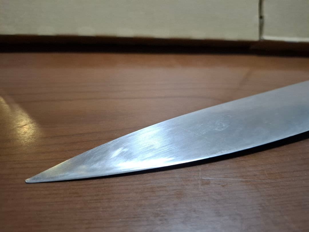 本職用　牛刀 全長39.5cm 刃渡り26.6cm 厚手 料理包丁