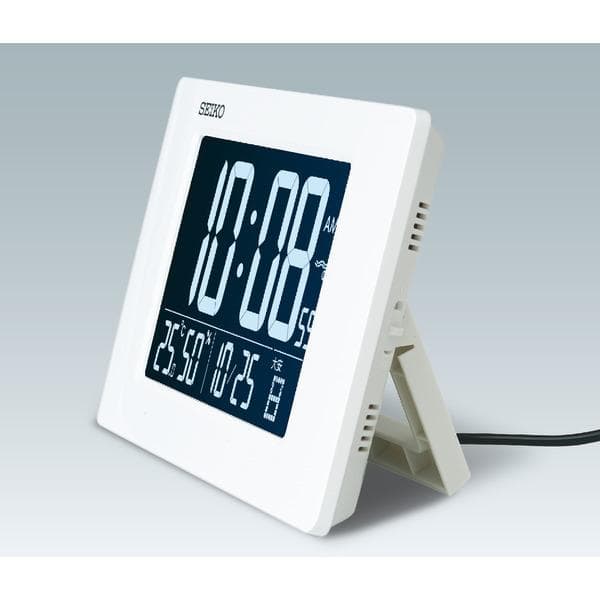 お値打ち　セイコー電波置き掛け時計 AC電源 DL214W　新品
