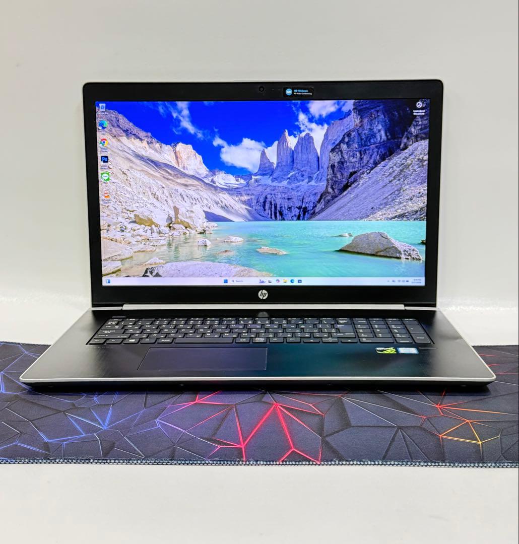 HPノートPC NVIDIA搭載i7/16GB/256+500フルHD17インチ
