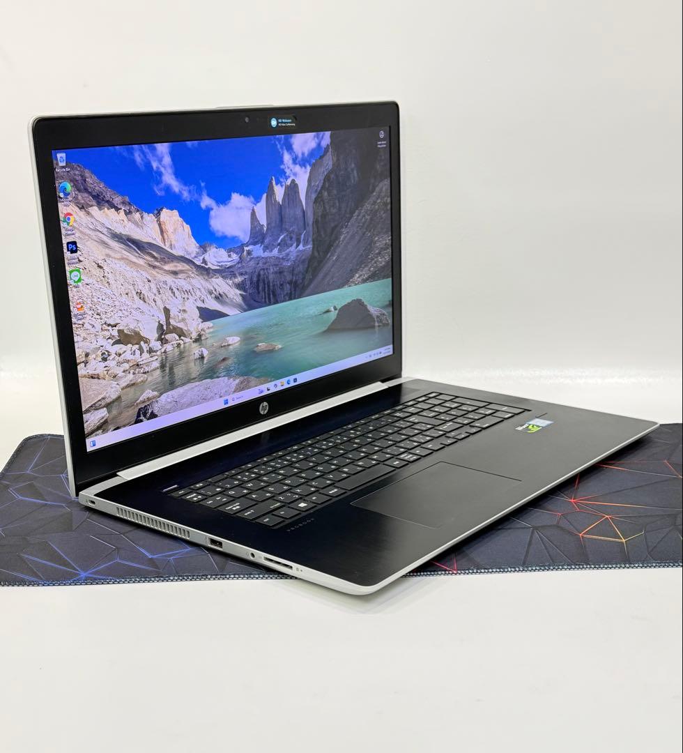 HPノートPC NVIDIA搭載i7/16GB/256+500フルHD17インチ