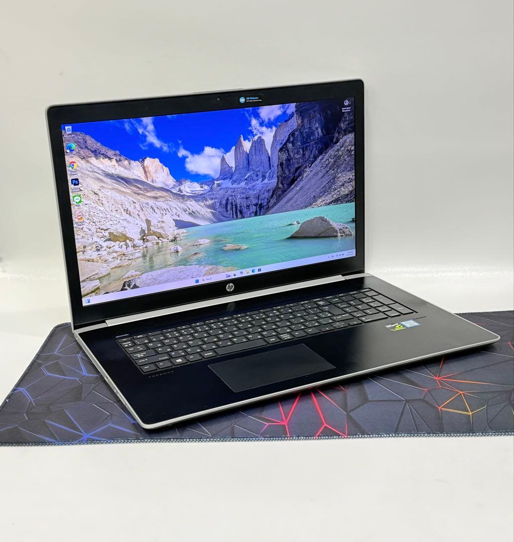 HPノートPC NVIDIA搭載i7/16GB/256+500フルHD17インチ