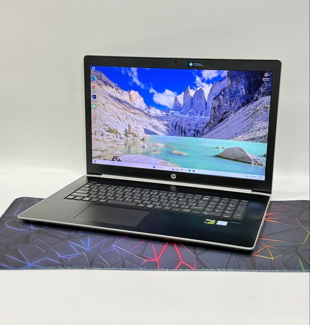 HPノートPC NVIDIA搭載i7/16GB/256+500フルHD17インチ