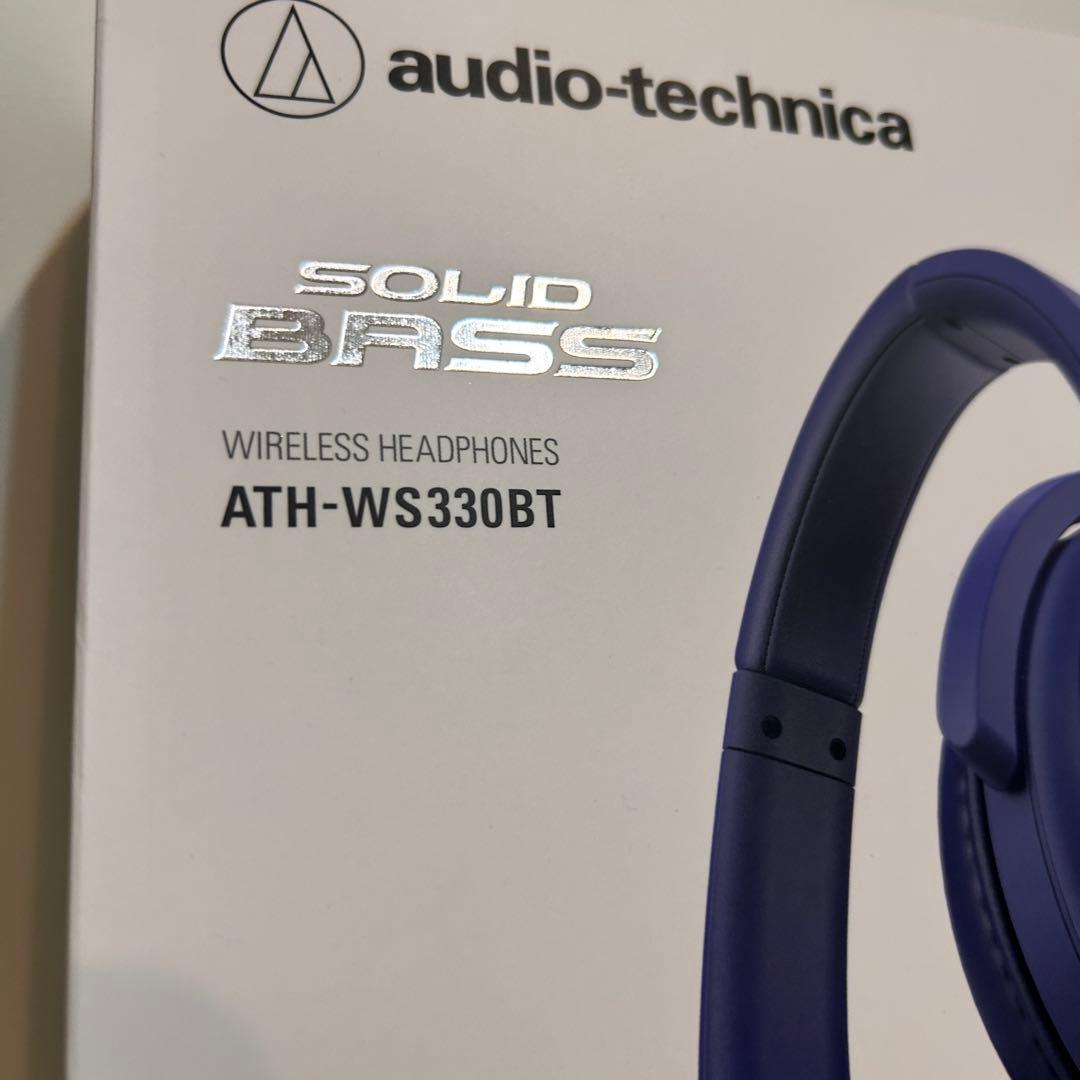 audio-technica ATH-WS330BT ヘッドフォン　ネイビー