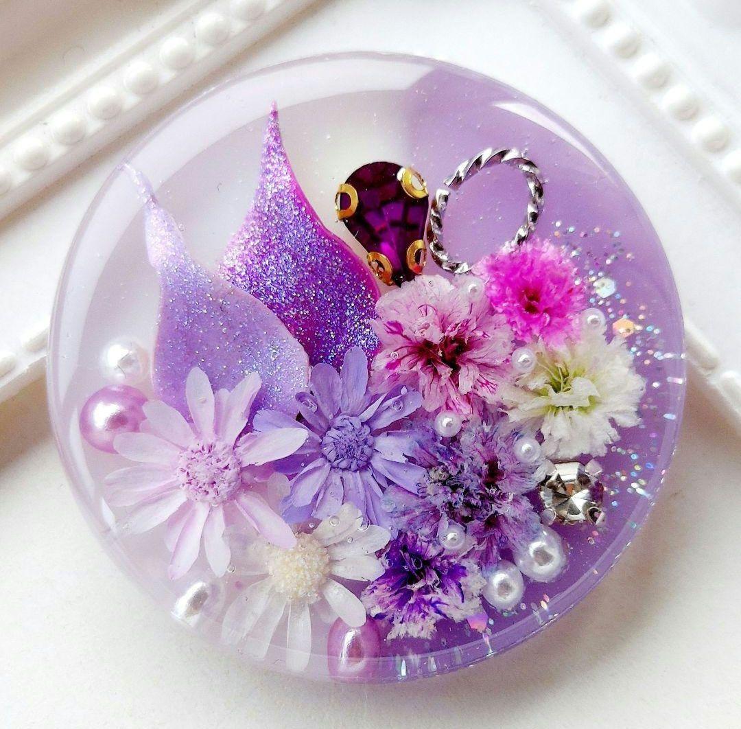 【1486】たまごらいふ　レジン　ヘアゴム　ポニーフック　ブロ―チ