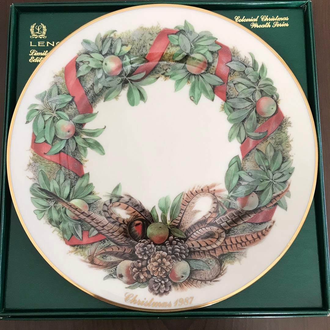 LENOX レノックス　1987 クリスマスプレート　飾り皿