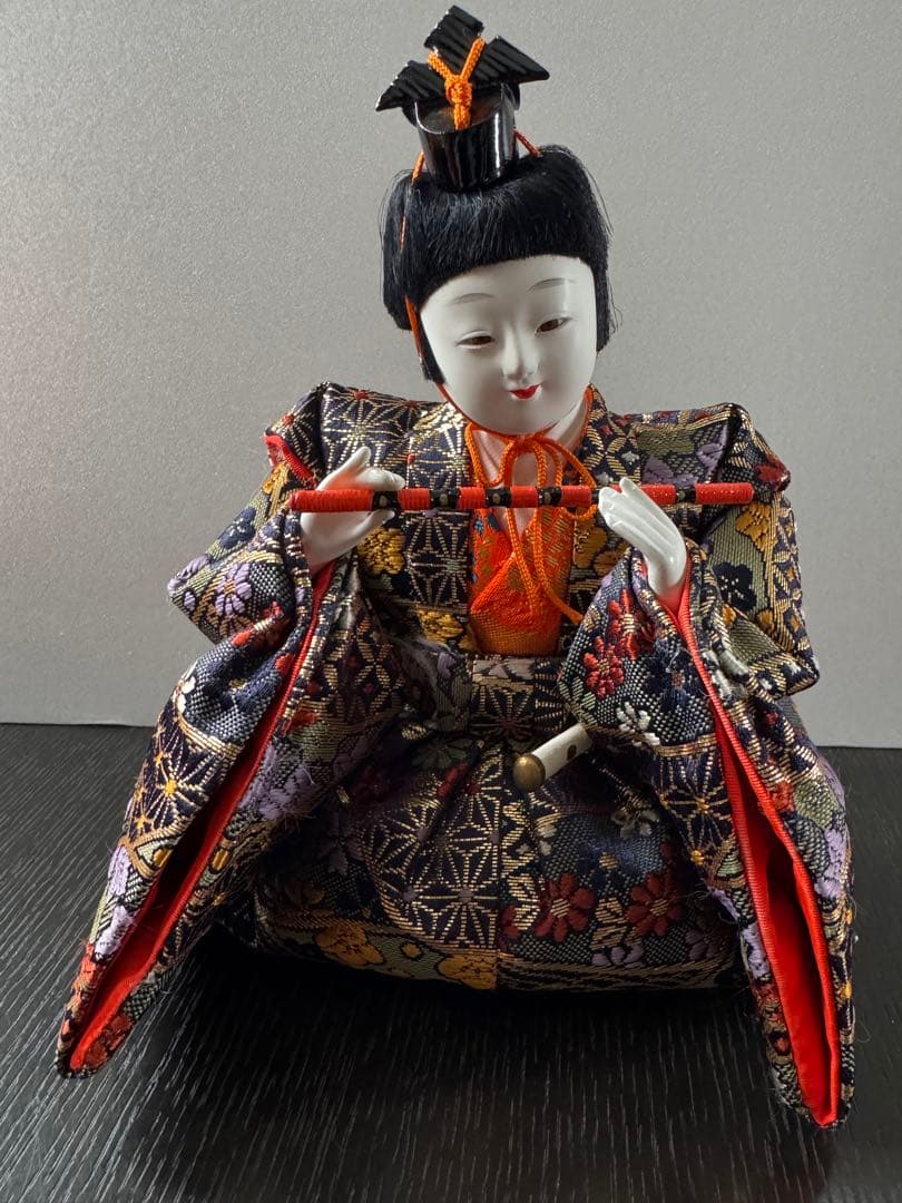 豪華 日本伝統人形　京都豊泉作　有職「 五人囃子」 未使用年代もの