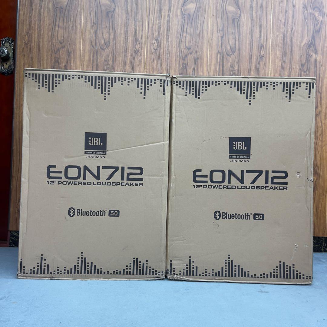 JBL EON712 ペア　パワードスピーカー【全方向撮影]
