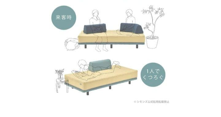 シモンズクッション カーブ右 カーブ左ポケットダブルス