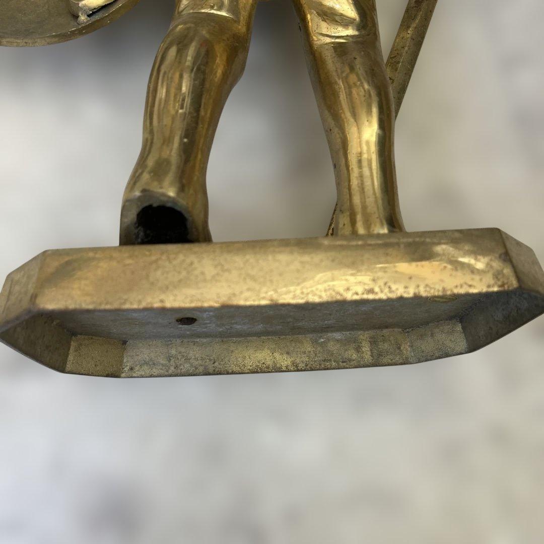 真鍮 西洋騎士 ナイト置物ブラス オブジェ アンティー インテリア ヴィンテージ