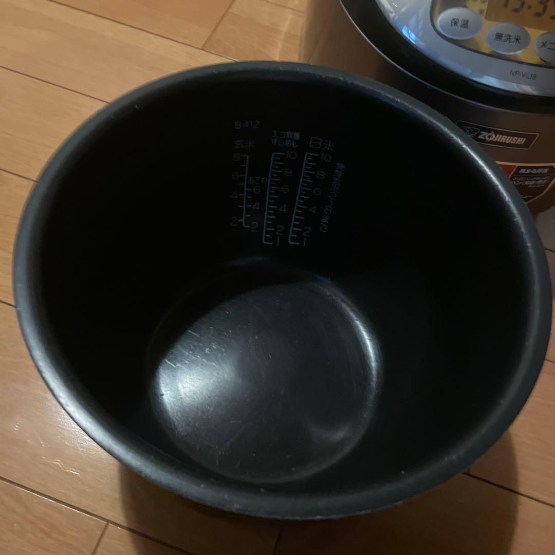 象印 NP-VL18 IH炊飯器 シルバー 一升だき