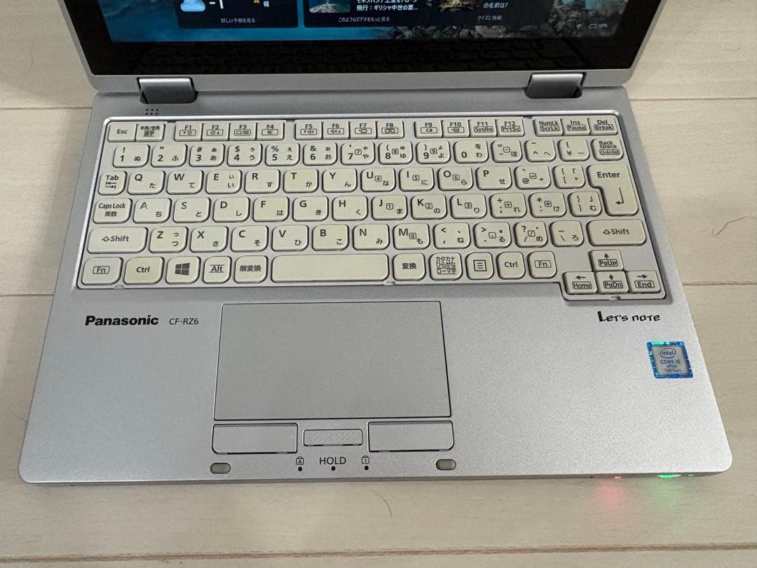 Windowsノート本体 Panasonic Let's note CF-RZ6 Windows 11
