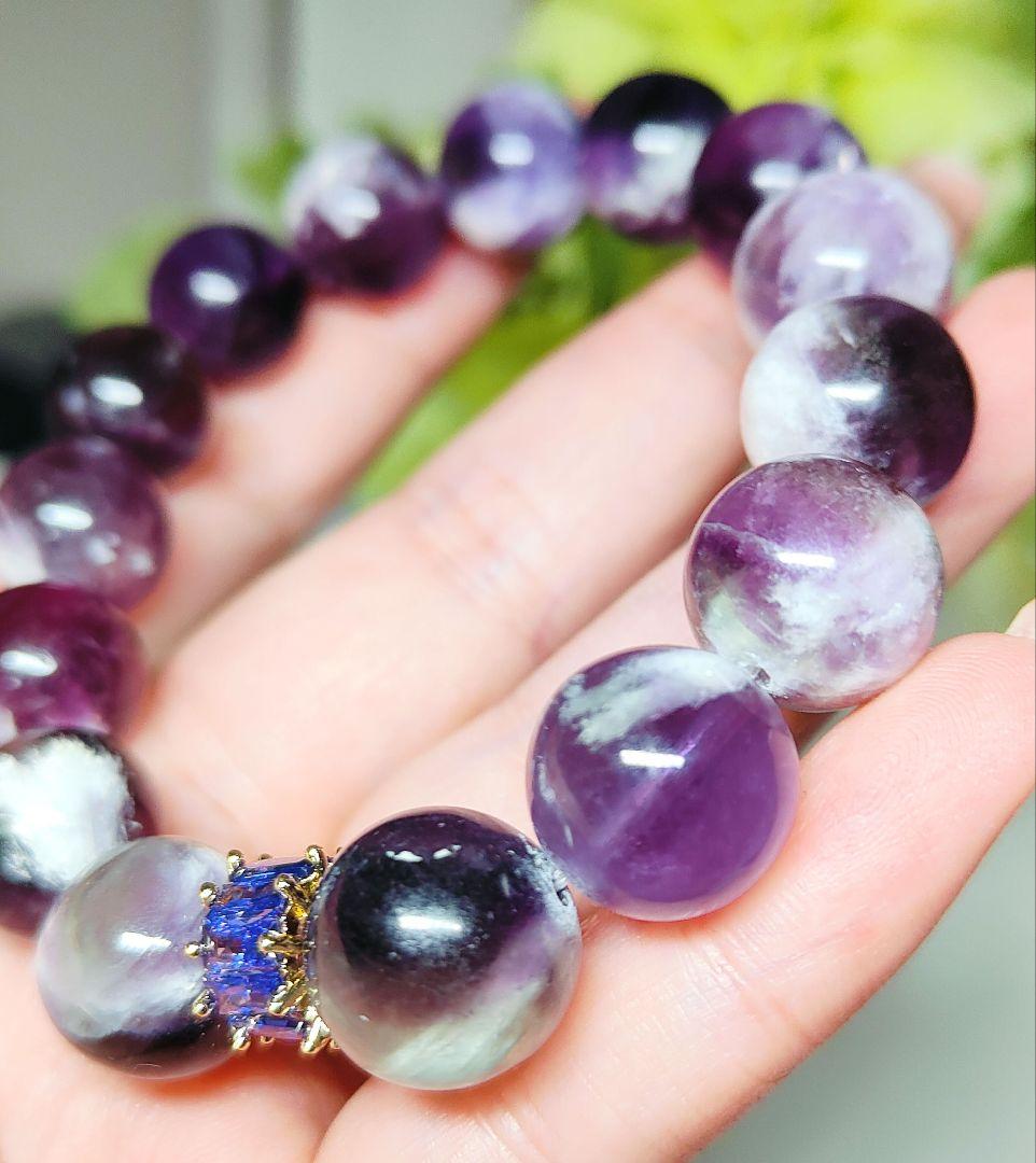 フェザーフローライト　ブレスレット