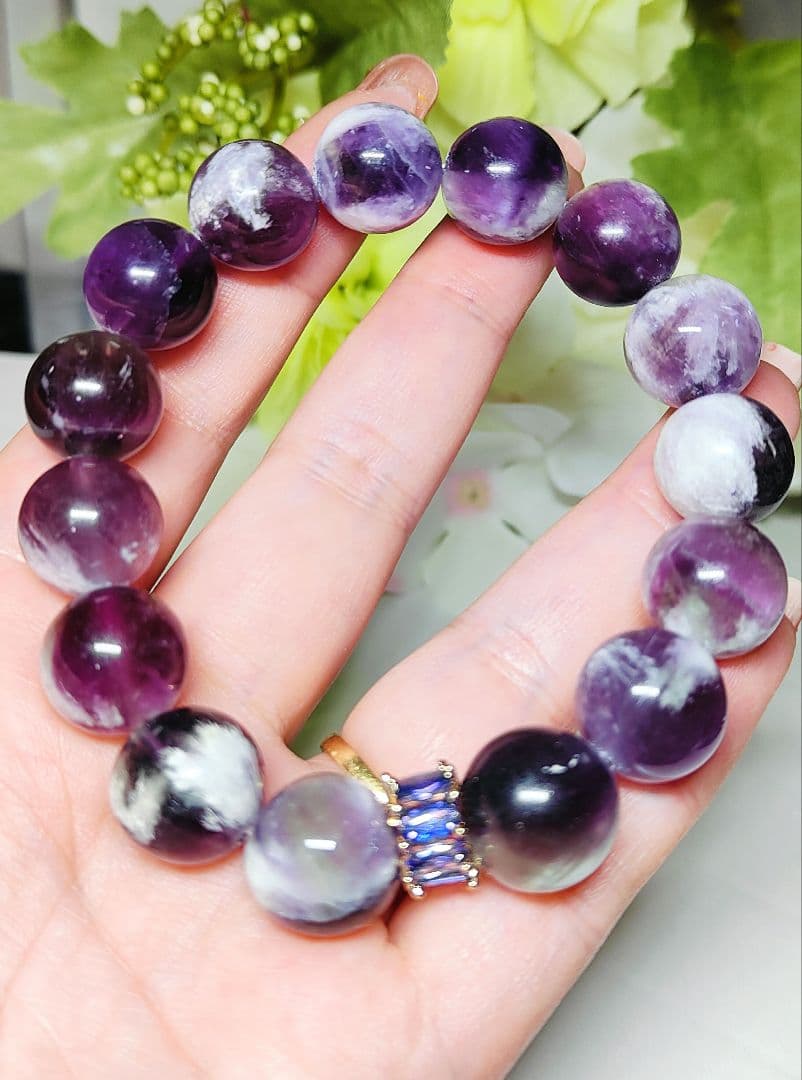 フェザーフローライト　ブレスレット