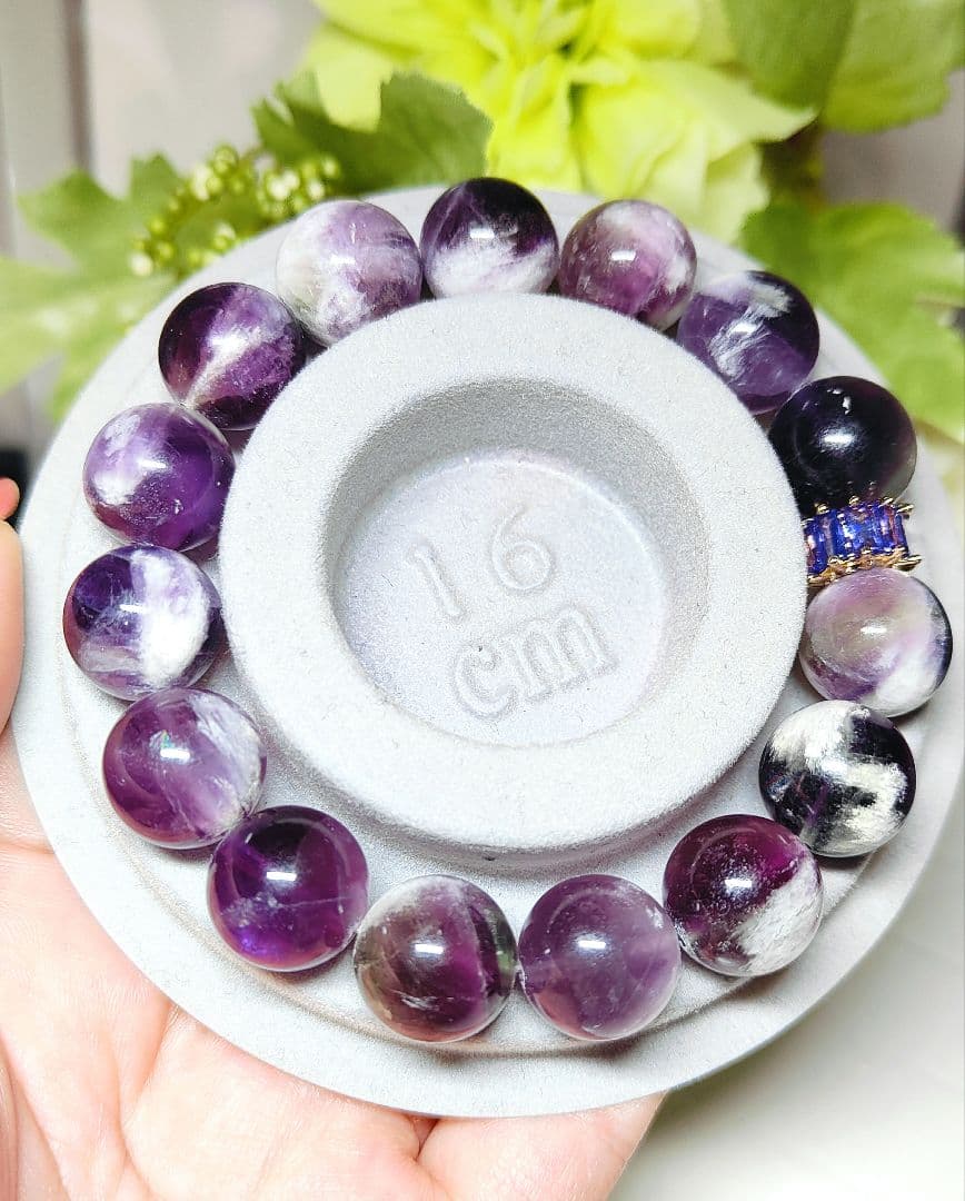 フェザーフローライト　ブレスレット