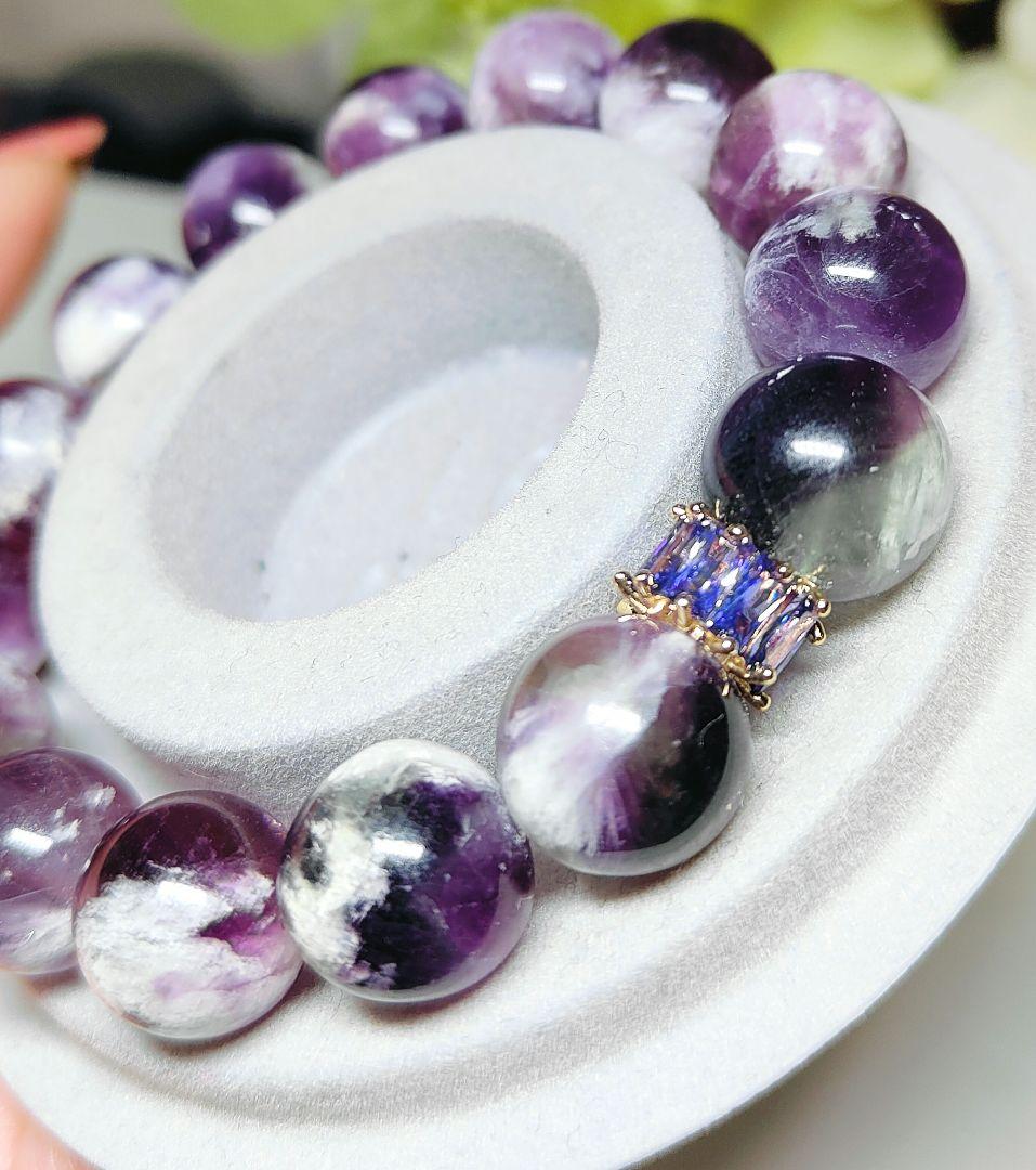 フェザーフローライト　ブレスレット