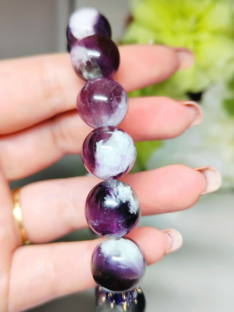 フェザーフローライト　ブレスレット