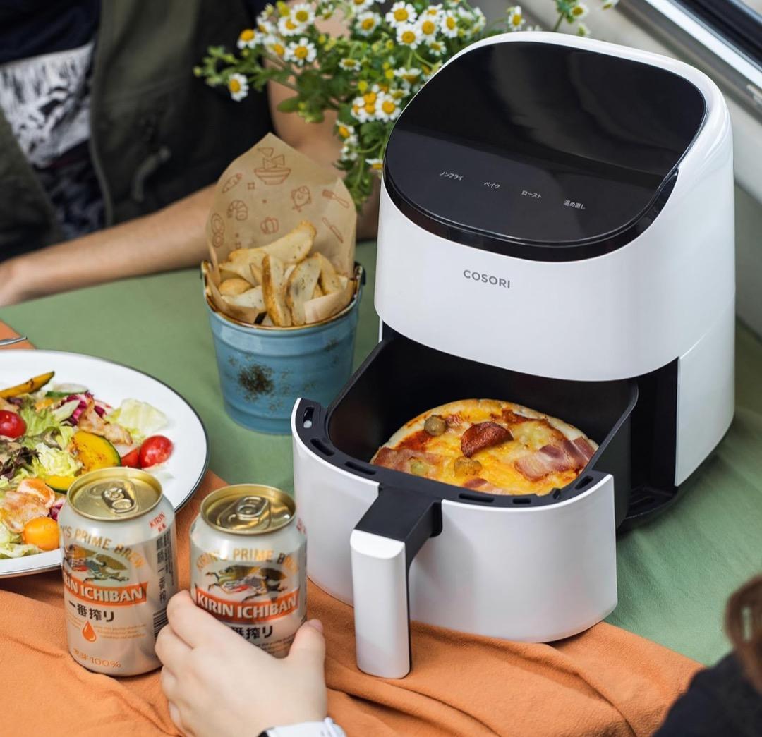 【新品】 COSORI コソリ ノンフライヤー 2L 白　レシピ付　おしゃれ