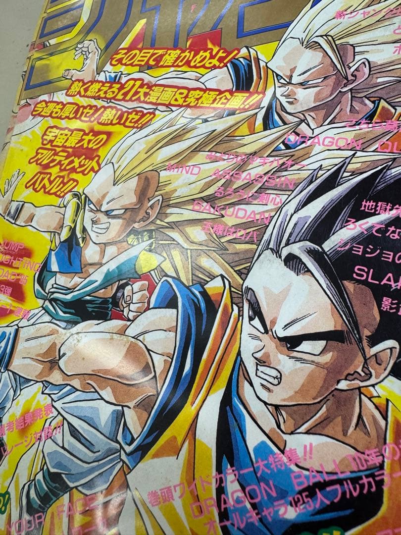 週刊少年ジャンプ 1995年7号 ドラゴンボール ワイドスクリーン表紙 ポスター