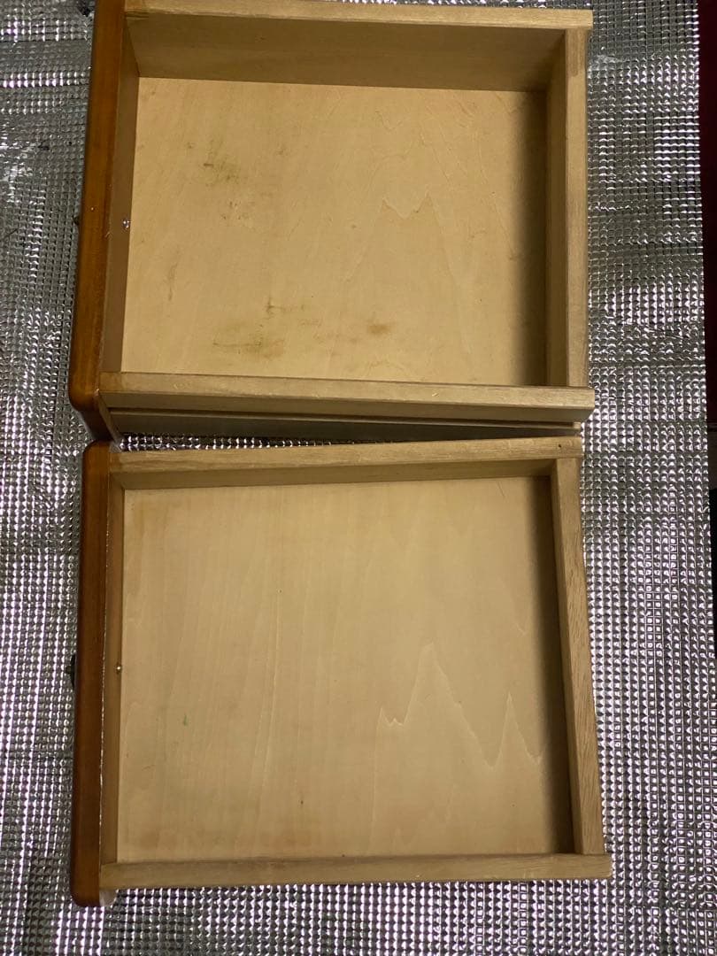 ナチュラルロココ♦️ヴィンテージ サイドテーブル兼シェルフ♦️５段＆オープンスペース