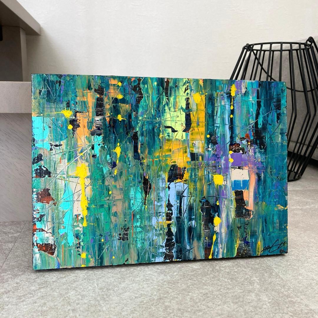 絵画 アートパネル 抽象画 原画 インテリア 絵 クール 現代アート