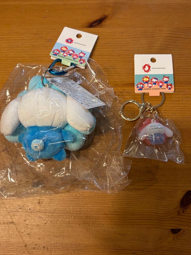 EXPO2025ミャクミャク　なりきりぬいぐるみカラビナ&クリアキーホルダー