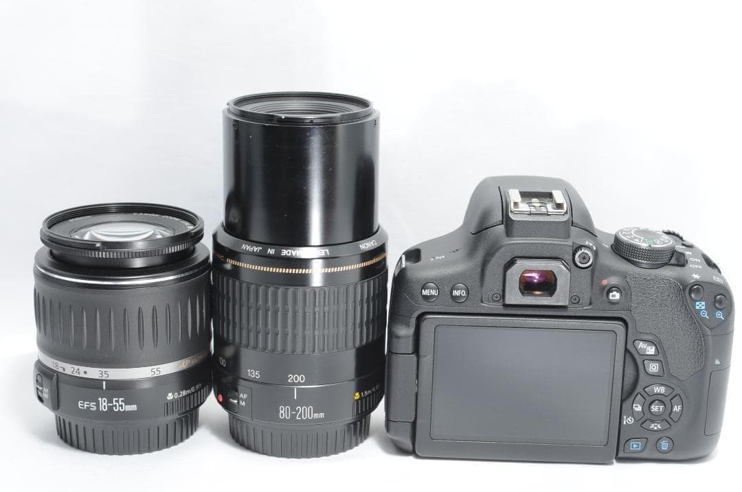 家族も風景写真も綺麗に❗️Canon Kiss X8i✨Wi-Fiでスマホに転送