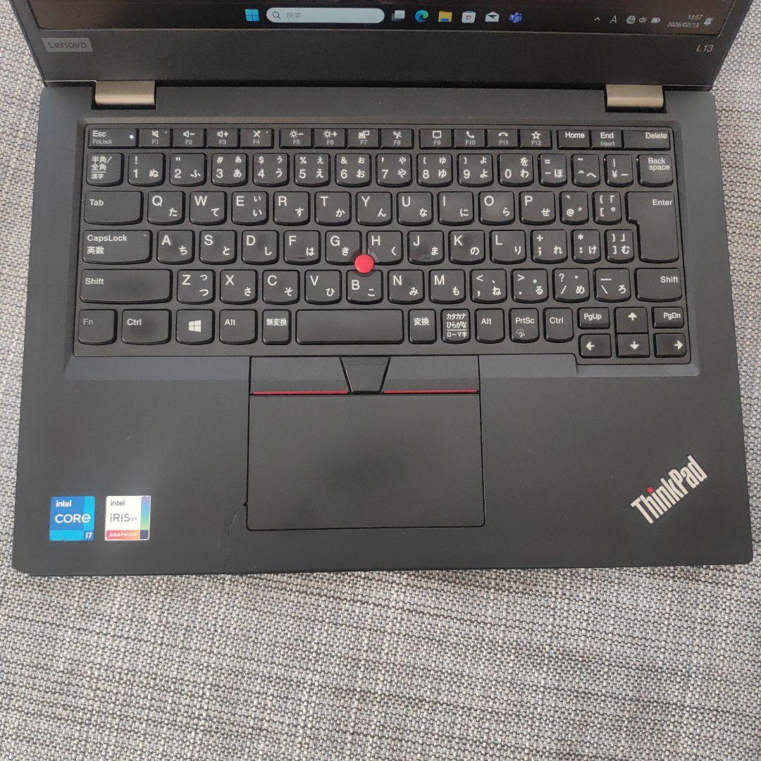 ⭐️バッテリー良好⭐️ThinkPadL13Gen2 i7/16GB/512GB