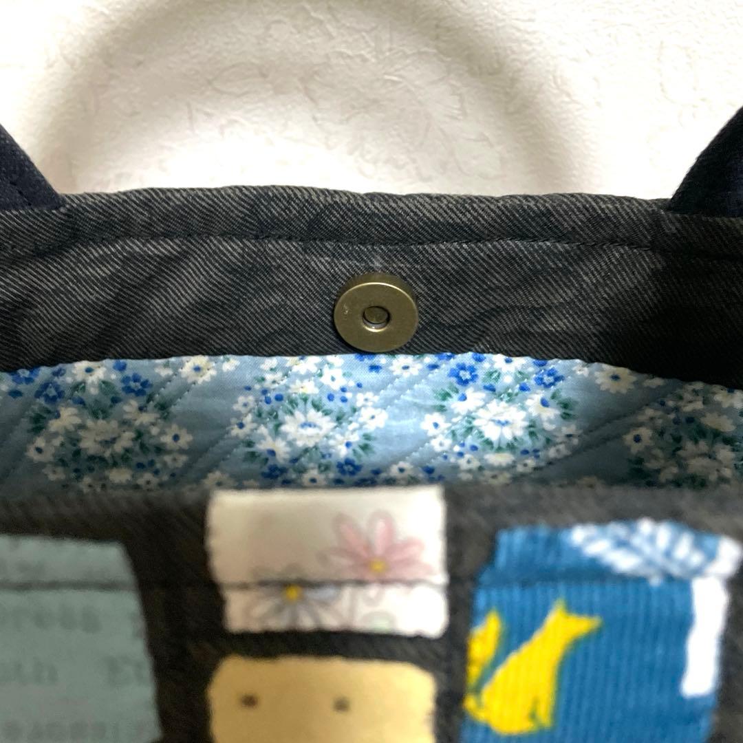 パッチワークキルト　トートバッグ　ハンドメイド