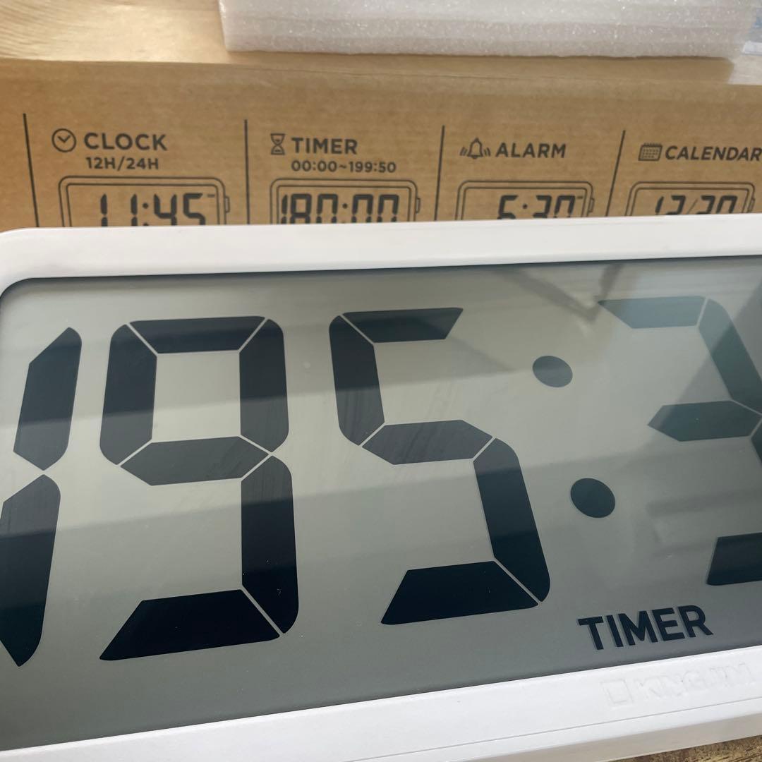 キングジム　THE LARGE TIMER CLOCK DTC-001W
