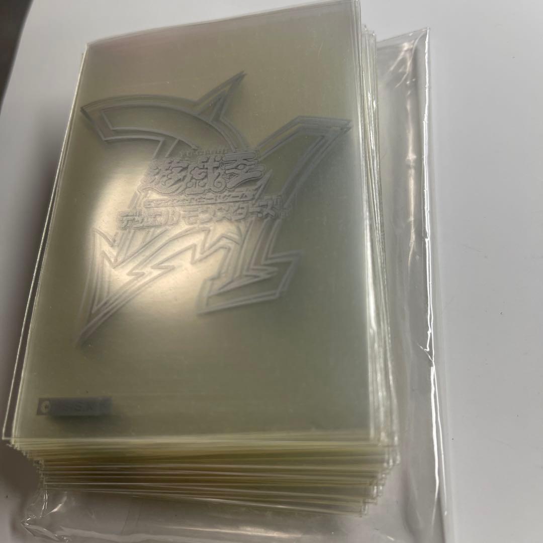 遊戯王GX デュエルアカデミア 銀ロゴスリーブ 40枚 クリア 非売品 DM