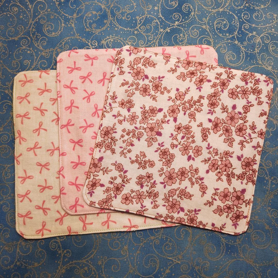夢苺さま専用　ハンカチ　ポメラニアンちゃん柄　ハンドメイド2/25　3枚