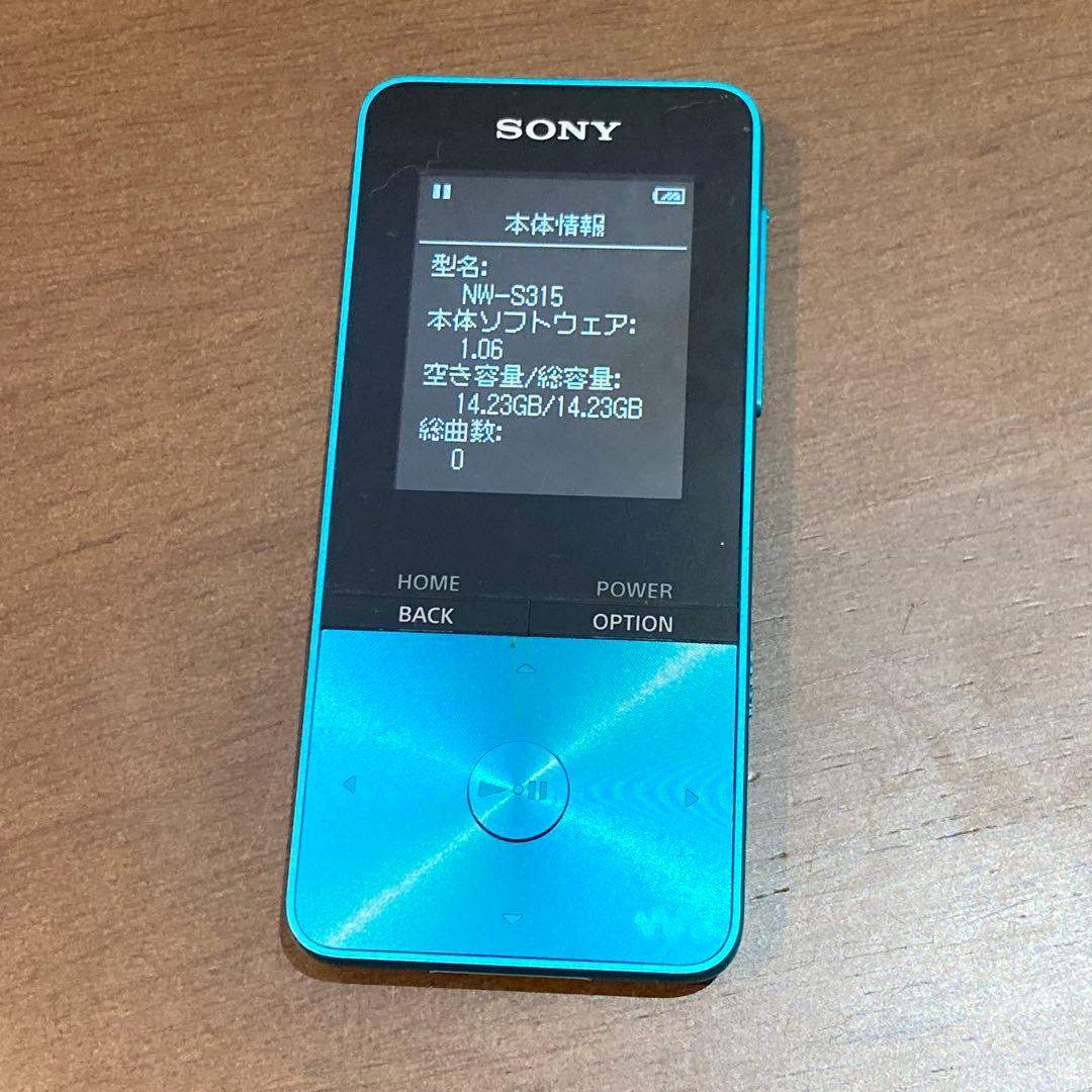 SONY ウォークマン Sシリーズ NW-S315 16GB 説明書付き