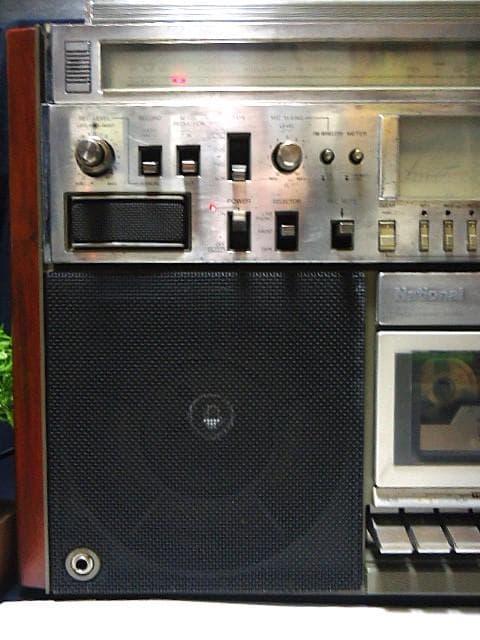 ♪昭和銘機 整備清掃ラジカセ National 「Disco M」RX-5700